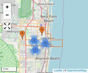 Area schools map